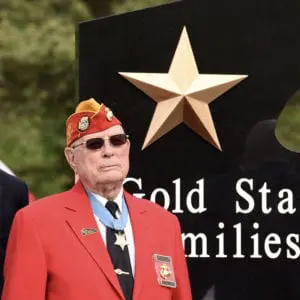Woody at Gold Stars Family Memorial Monument