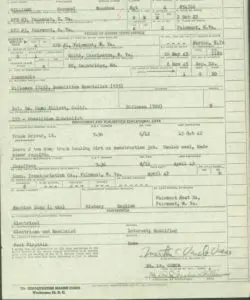 Woody's Report of Separation from the U.S. Marines