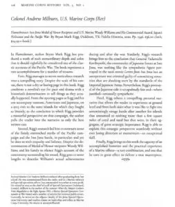 Flamethrower Review by Colonel Andrew Milburn, U.S. Marine Corps (Ret.)
