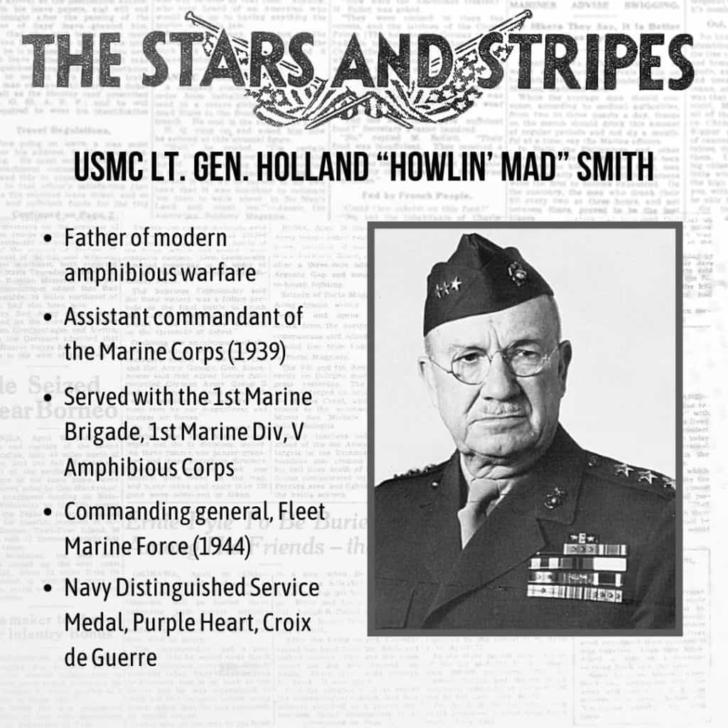 USMC Lieutenant General Holland Smith | Bryan Mark Rigg