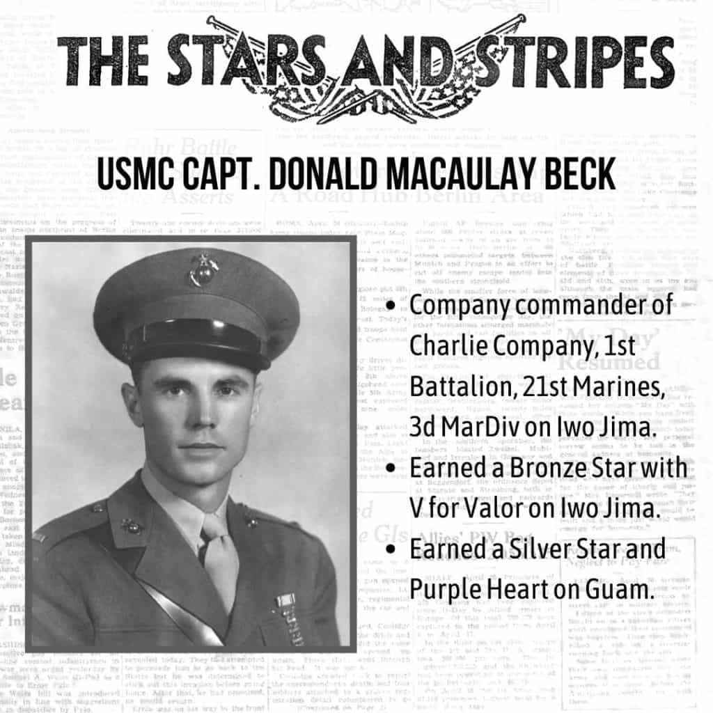 stars and stripes Captain Beck